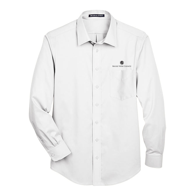 DEVON & JONES - Mens Crown Woven Collection™ Solid Stretch Twill