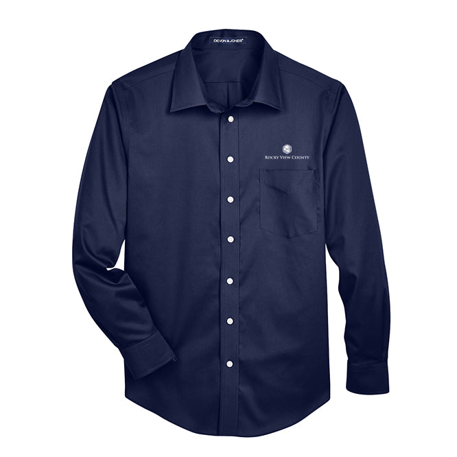 DEVON & JONES - Mens Crown Woven Collection™ Solid Stretch Twill