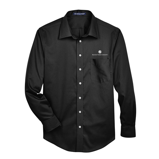 DEVON & JONES - Mens Crown Woven Collection™ Solid Stretch Twill
