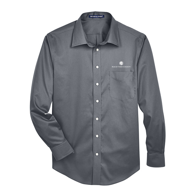 DEVON & JONES - Mens Crown Woven Collection™ Solid Stretch Twill