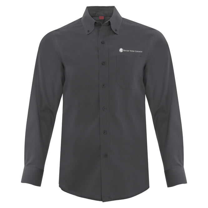 COAL HARBOUR® - Mens Everyday Long Sleeve Woven Shirt