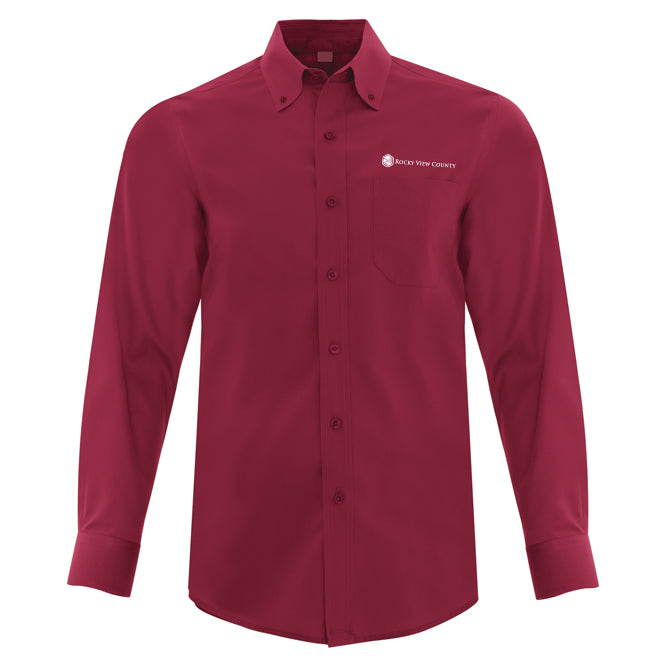 COAL HARBOUR® - Mens Everyday Long Sleeve Woven Shirt