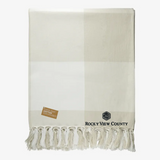 Field & Co. 100% Organic Cotton Check Throw Blank