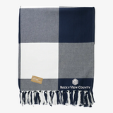 Field & Co. 100% Organic Cotton Check Throw Blank